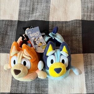 Bluey Kids Slippers - Orange and Blue